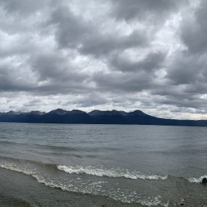 Paisaje lago clima ushuaia