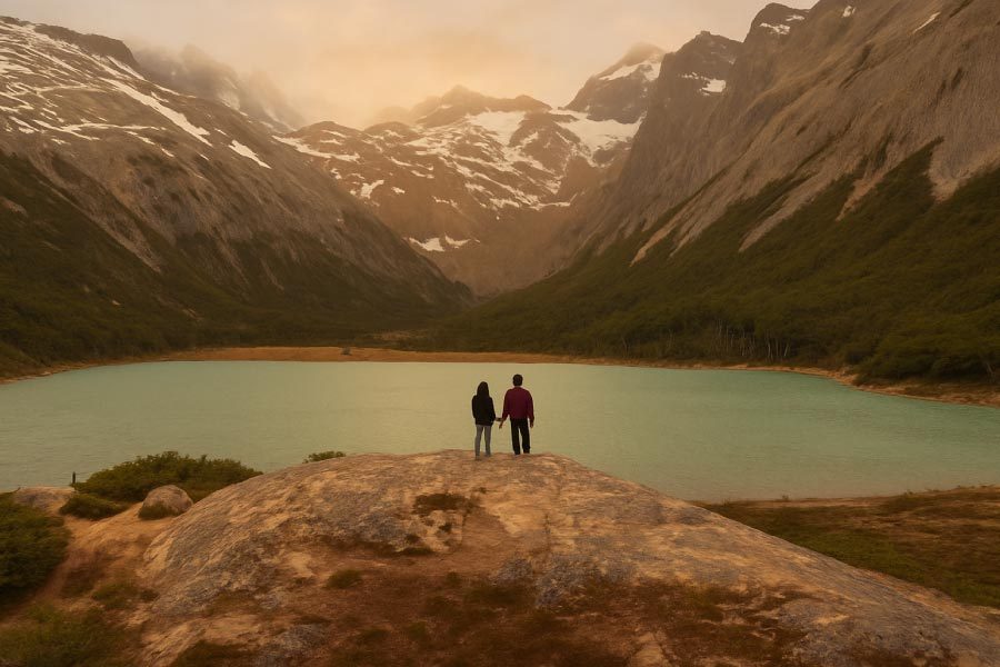 Trekking Esmeralda Sunset